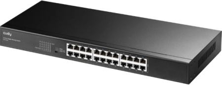 Cudy GS1024L, 24-Port 10/100/1000M Gigabit 16x Gbit RJ45 Rackmount Switch