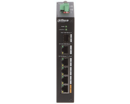 Dahua PFS3106-4ET-60-V2 4port unmanaged PoE switch - Img 1