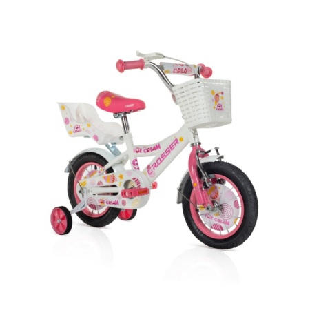 Dečija bicikla 12" Ice cream belo roze ( SM-12102 )