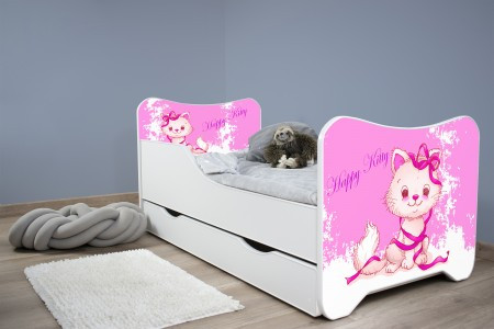 Dečiji krevet 160x80 cm happy kitty+fioka HAPPY KITTY ( 7457 ) - Img 1
