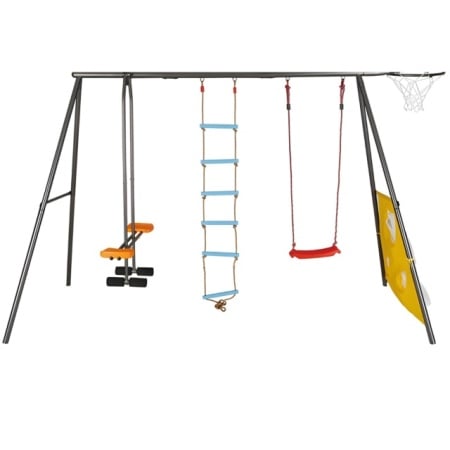 Dečiji Set 4u1 klackalica , koš , merdevine i ljuljaška 360x160x176 cm