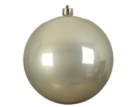 Dekordom novogodišnja dekoracija - hanging bauble 14cm 022275 - pearl - kmg ( 043305 )-1