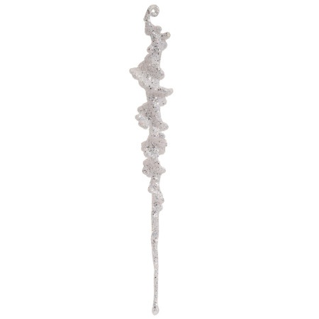 Dekordom novogodišnja dekoracija - hanging icicle 25cm 515266 - white - kmg ( 043360 )-1