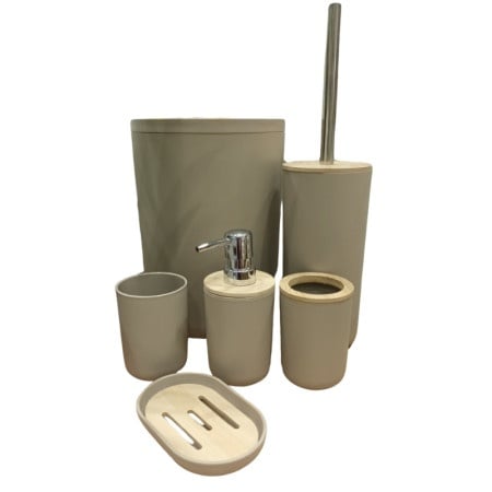 Dekordom set za kupatilo bamboo 1/6 - beige - n-11 ( 024308 )