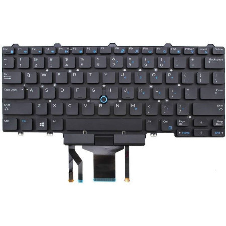 Dell Latitude 3340 E5470 E7470 tastature za laptop mali enter sa pozadinskim osvetljenjem ( 110769 )