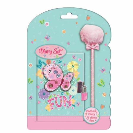 Dnevnik sa olovkom butterfly fun 56l bp642301 ( 09/70024 )