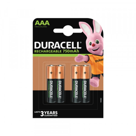 Duracell baterija punjiva R3 750 mah 1/4 ( 2096 ) - Img 1