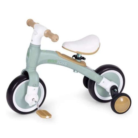 Ecotoys balans bicikl sa pedalama i pomoćnim točkovima 3u1 green ( LC-V1359 GREEN )