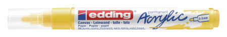 Edding akrilni marker E-5100 medium 2-3mm obli vrh žuta ( 12MA51G ) - Img 1