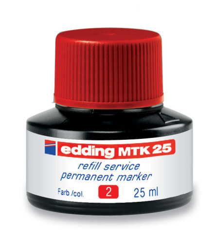 Edding refil za permanent markere E-MTK 25, 25ml crvena ( 08MM01D ) - Img 1