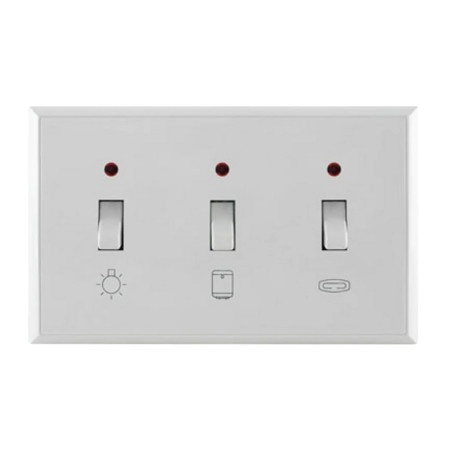 Elektronapon prekidač za kupatilo horizontalni sa indikacijom ( e1101095 )