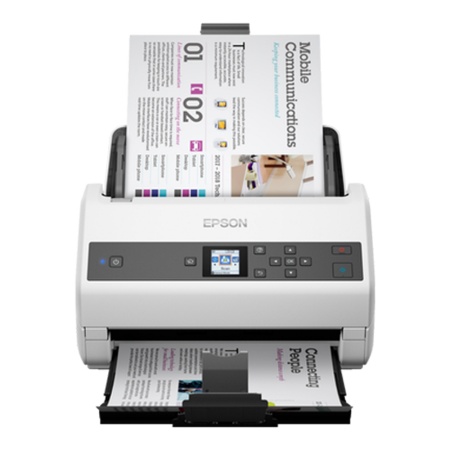 Epson scanner WorkForce DS-870, sheetfed, A4, ADF (100 pages), 65 ppm, USB 3.0 ( B11B250401 )