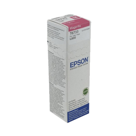 Epson T6733 EcoTank magenta ink bottle ( C13T67334A ) - Img 1