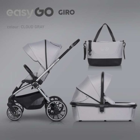 Eurocart easy go giro cloudy grey kolica za bebe 2u1 ( W/EA/GIRO/CG )