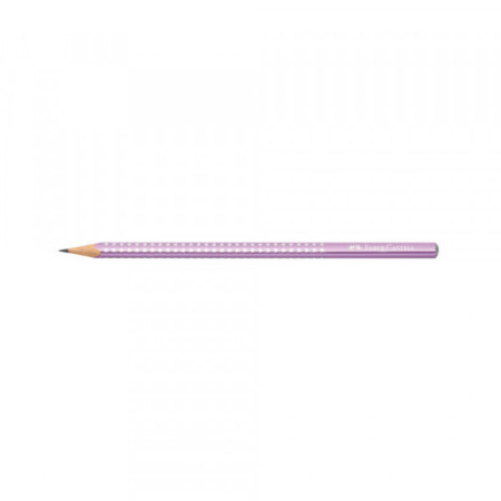 Faber Castell grafitna olovka grip HB sparkle siva ( 4704 ) - Img 1