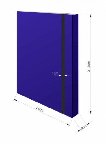 Fascikla sa gumom 3d box plava 1391 op* ( 1391 )