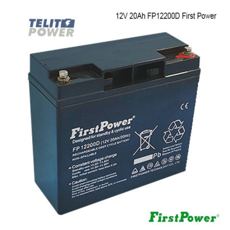 FirstPower 12V 20Ah FP12200D terminal T3 ( 3816 ) - Img 1