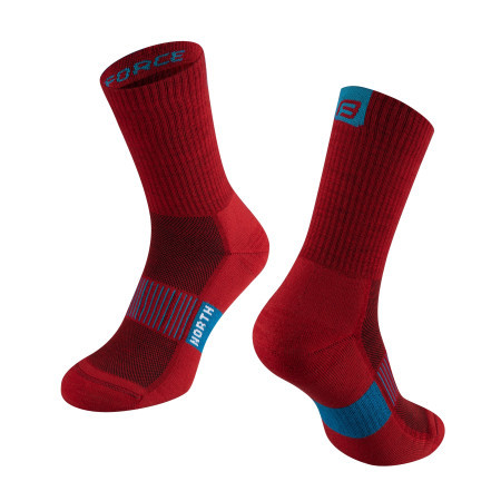 Force čarape north, crveno-plava l-xl / 42-47 ( 9011941/S61 )