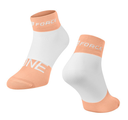 Force čarape one, narandžasto-bele s-m / 36-41 ( 900870 )