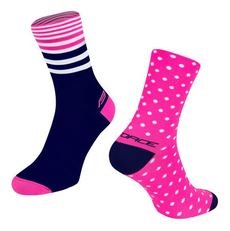 Force sportska čarapa spot pink-plave l-xl/42-46 ( 9009087 )