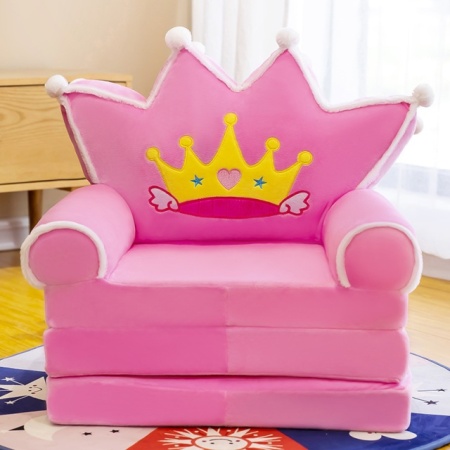 Foteljica za decu Pink Princess Crown B024