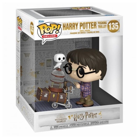 Funko Harry Potter POP! Vynil Deluxe - Harry Pushing Trolley ( 044707 )