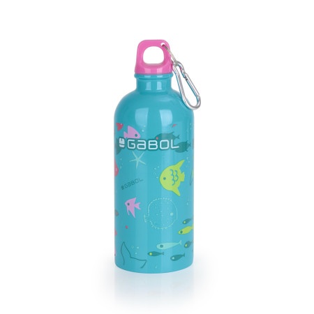 Gabol Aluminijumska boca za vodu sa zakačkom 7x21 cm 600ml Acqua ( 16ADG235748 )