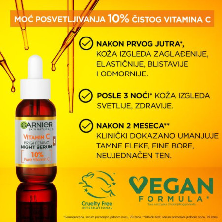 Garnier gar sn vitamin c noćni serum 30ml ( 1100018384 )