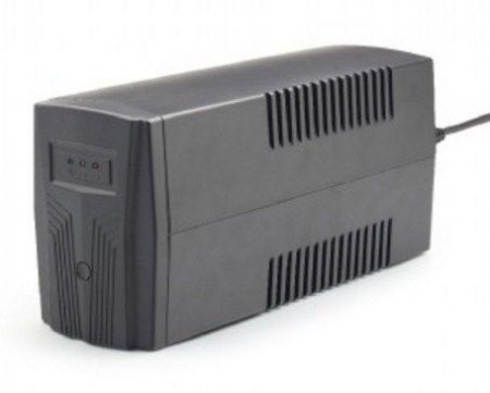 Gembird 850VA 510W AVR UPS, 2 x shuko output sockets, black EG-UPS-B850