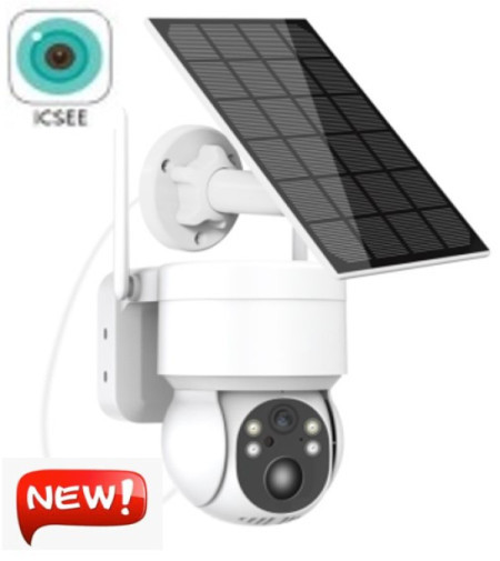 Gembird CAM-IP2MP-T13-WIFI kamera Solar 2 mpix microSD iCSee xmeye pro app Two-way voice PTZ ip66 - Img 1