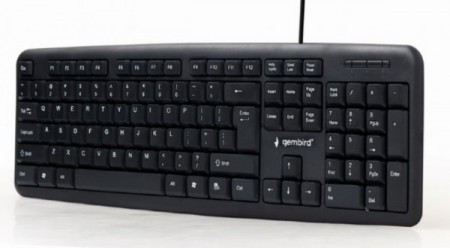 Gembird standardna tastatura US layout black USB (283) KB-U-103 **