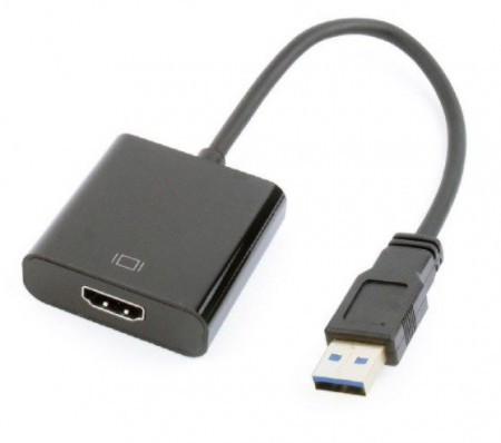 Gembird USB 3.0 to HDMI display adapter, black A-USB3-HDMI-02