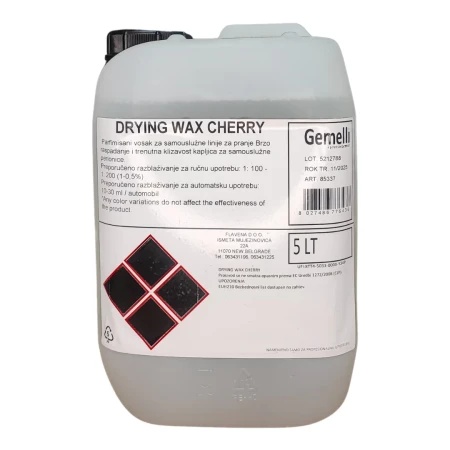 Gemelli 5l drying wax cherry ( 000335 )