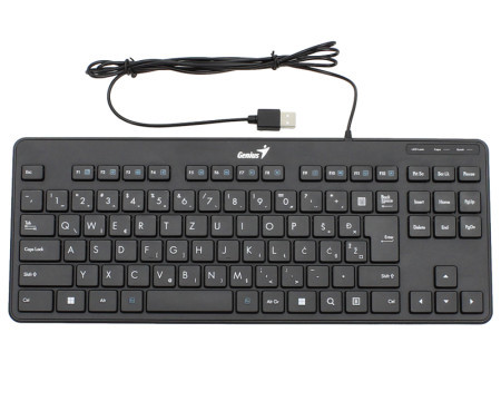 Genius LuxeMate 110 USB US slim crna tastatura - Img 1