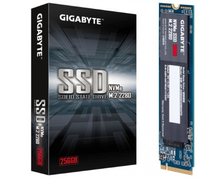 Gigabyte 256GB M.2 PCIe Gen3 x4 NVMe SSD GP-GSM2NE3256GNTD - Img 1