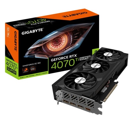 Gigabyte geforce rtx 4070 ti super windforce max oc 16gb ( GV-N407TSWF3MAX OC-16GD )