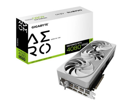 Gigabyte nVidia GeForce RTX 4080 super aero 16GB 256bit GV-N408SAERO OC-16GD grafička kartica