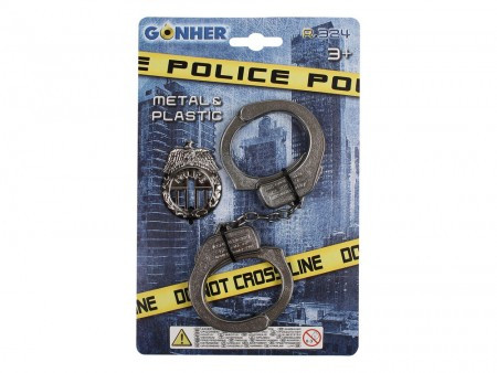 Gonher igračka za decu policijske lisice ( GN32401 )