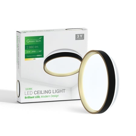 Green tech led plafonjera 24w 4000k precnik 39cm ( CLD-8904 )