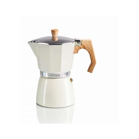 Haeger cp-06a.010a džezva za espresso kafu 6 šoljica 300ml bež