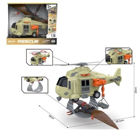 Helikopter sa zvukom i svetlom za prevoz dinosaurusa 1:16 wy752a ( 50/71192 )