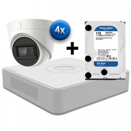 HikVision set za video nadzor 21-68 HD/4ch/5MPx/Dome/1TB ( 019-0046 )