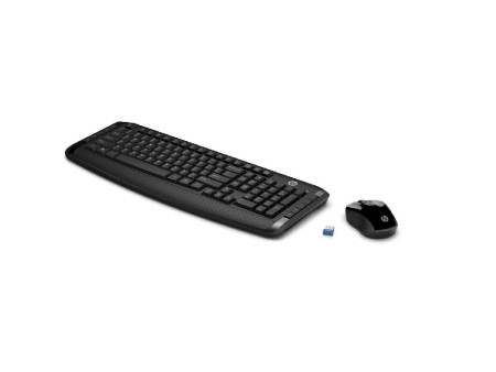 HP 300 Wireless Keyboard and Mouse Black ( 3ML04AA ) - Img 1