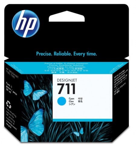 HP ketridz inkjet ink cyan NO.711 ( CZ130A ) - Img 1