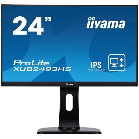 Iiyama monitor prolite, 24&quot; 1920x1080, 13cm height Adj. stand, pivot, VA panel, 250cdm2, VGA, DisplayPort, HDMI, 4ms, speakers (23,6&quot; VIS) - Img 1