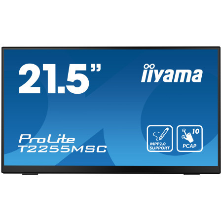 Iiyama T2255MSC-B1 21,5&quot; bonded PCAP 10P touch bookstand monitor - Img 1