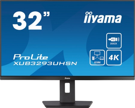 Iiyama XUB3293UHSN-B5 IPS 3840x2160/60Hz/4ms/HDMI/DP/USB/RJ45/zvuč Monitor 31.5"