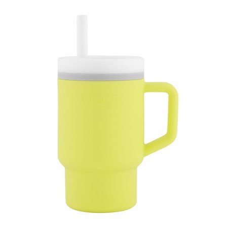 Infantino silikonska čaša 3m+, 266ml citrus ( 22115393 )