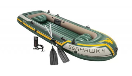 Intex čamac za vodu 351 x 145 x 48cm Seahawk 4 set ( 055787 )