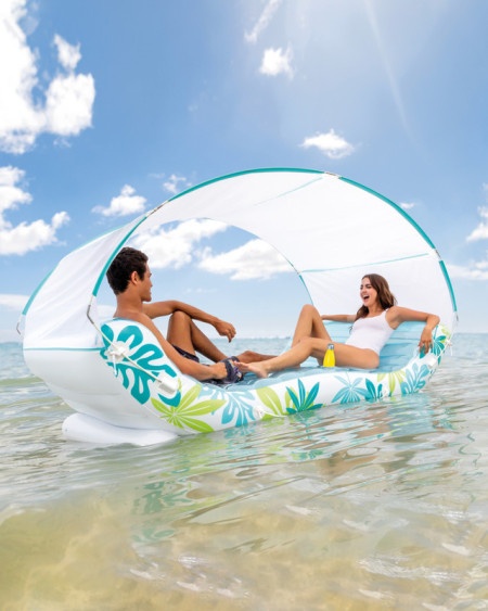 Intex Tropical Canopy Dušek - ostrvo na naduvavanje sa suncobranom ( 56294 )